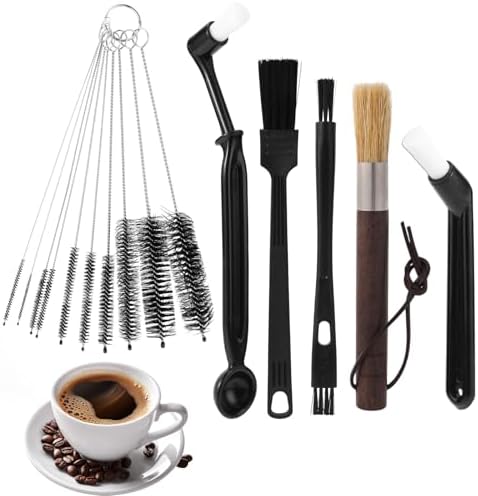 15pcs Coffee Grinder Cleaning Brush Set, Espresso Machine Cleaning Brush Kit by Unknown