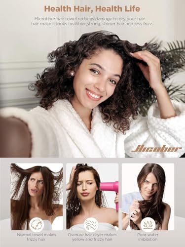 Hicober Microfiber Hair Towel Wrap - Image 2