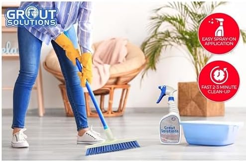 Professional Grout Brush Heavy-Duty Swivel Head - Image 6
