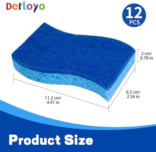 Non Scratch Scrub Sponge-12 Count, Sponges - Image 2