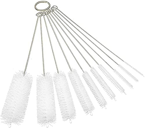 10" Extra Long Tube Cleaning Brush Set by TheScoopie