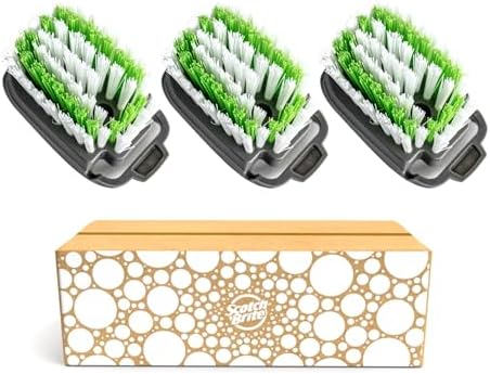 Scotch-Brite Non-Scratch Advanced Soap Control Dish Brush Refills, 3 Dish Scrub by Scotch-Brite
