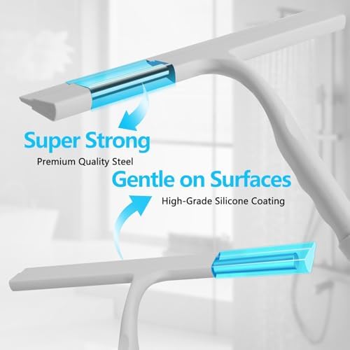 Shower Squeegee for Glass Doors, All One Piece Award Winning Squeegee - Image 5
