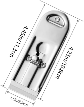 Razor Scraper Tool with 10 Replacement Blades, All‑Stainless‑Steel - Image 2