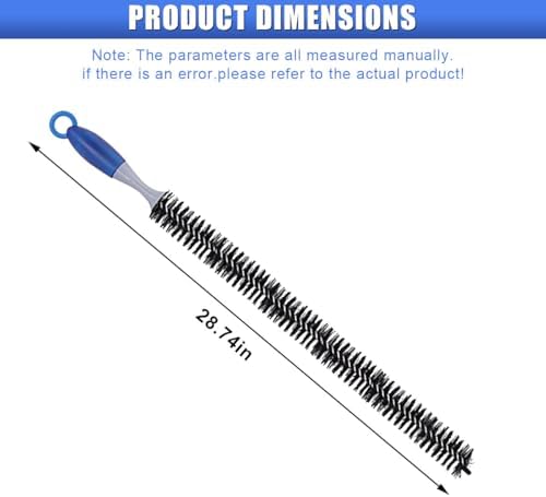 2PCS Long Handle Car Engine Cleaning Brush, Hard Bristle Brush - Image 2