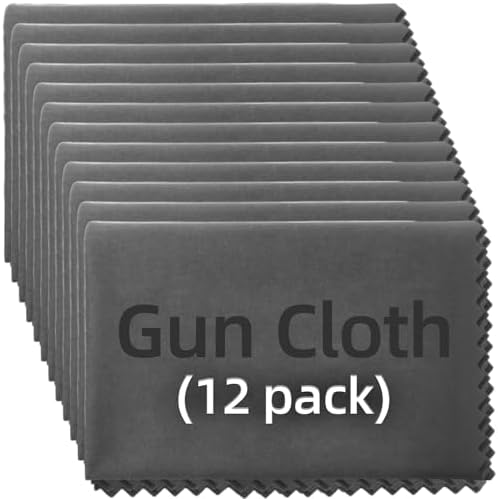 6/12 Pack Microfiber Gun Cleaning Cloth by Unknown