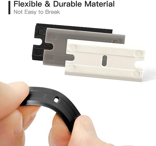 NEWISHTOOL Double Edged Plastic Blades 300 PCS Replacement Blades 1.5-Inch - Image 3