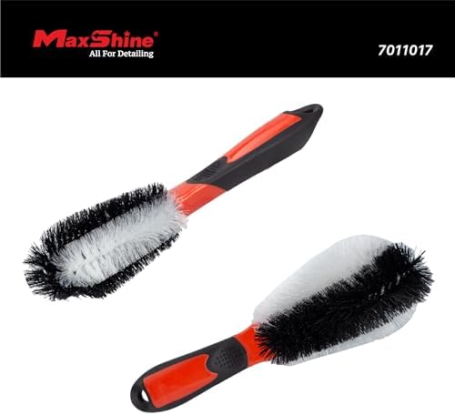Maxshine Universal 360° Car Engine Cleaning Brush –12” Long Soft Bristle Detail - Image 3