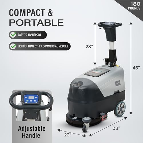 Battery Powered Walk Behind Floor and Carpet Scrubber Buffer Polisher Machine - Image 3