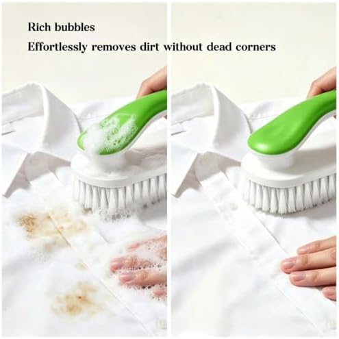 2 Pack Shoe & Laundry Cleaning Brush, Household Soft Bristle Scrubbing - Image 6