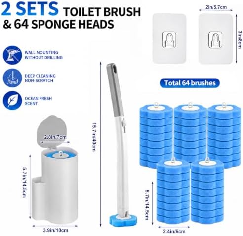 Disposable Toilet Brush Kit - Image 2