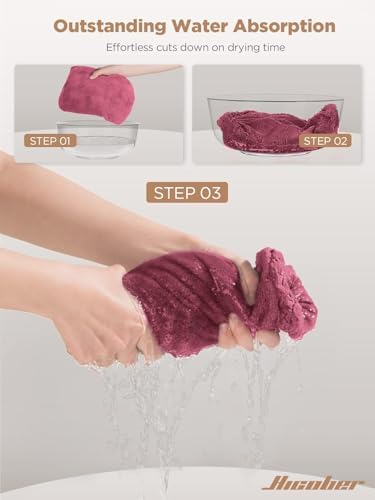 Hicober Microfiber Hair Towel Wrap - Image 6