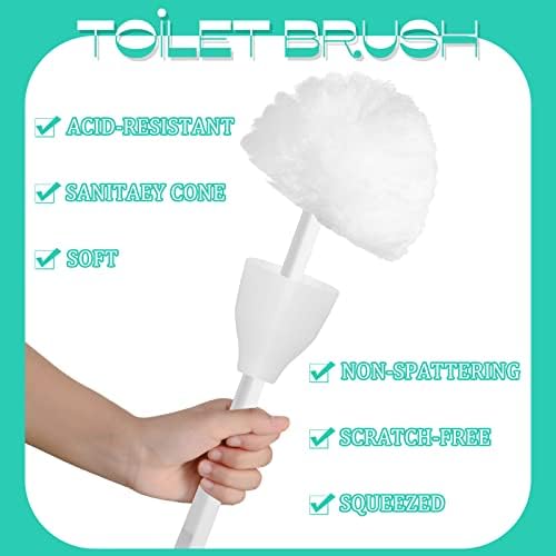 Eaasty 12 Pcs Toilet Bowl Mop Soft Swab - Image 6
