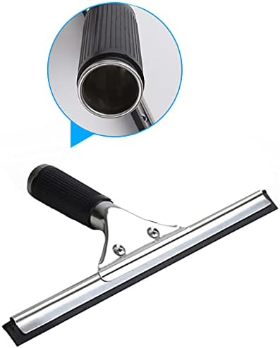 Black 25cm 10in Non-Slip Handle Window Squeegee - Image 5