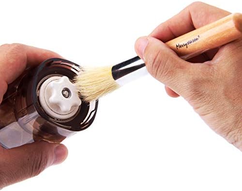 Coffee Grinder Brush Espresso Supply Maker Cleaning Brush, Wood Handle & - Image 3