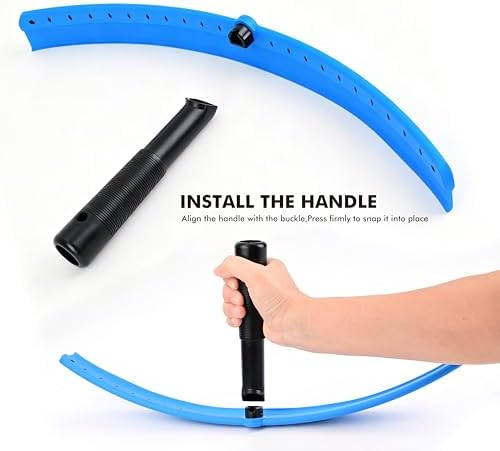 FOSHIO Window Squeegee with 18-Inch Large TPU Blade, All-Purpose Shower Squeegee - Image 2