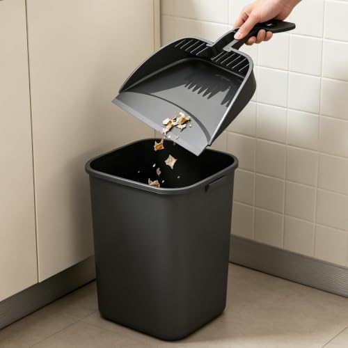 SetSail Step-on Dustpan with Rubber Lip 12-inch Wide Large Dustpan 2 Pack - Image 5