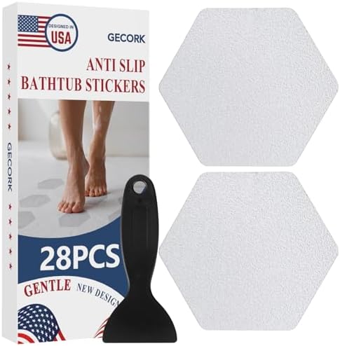 Gecork 28PCS Anti-Slip Shower Stickers by Gecork