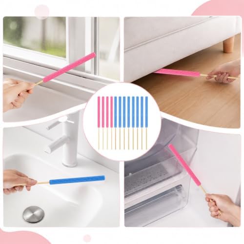 12 Pcs Microfiber Detail Duster Sticks, Mini Crevice Cleaning Tool - Image 5