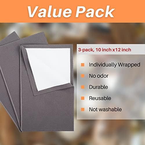 CATIFLIN 3 Pack Silver Polishing Cloth - Image 7