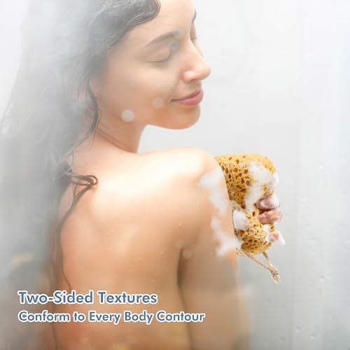 Shower Sponge 2-Pack – Exfoliating Body Scrubber - Image 5