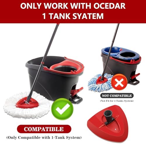 Easywring 1-Tank System, Mop Replacement Heads - Image 2
