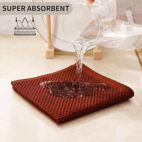 Kitinjoy 100% Cotton Waffle 6-Pack Kitchen Towels - Image 3