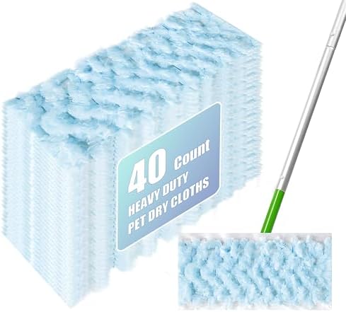 40-Count Disposable Dry Sweeping Cloths by BOMBDEAL