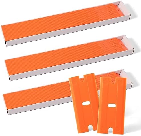 NEWISHTOOL Double Edged Plastic Blades 300 PCS Replacement Blades 1.5-Inch by NEWISHTOOL