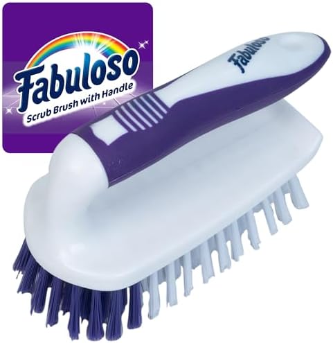 Fabuloso Compact, Scrub Brush w/Handle 5.5 Inch by Fabuloso