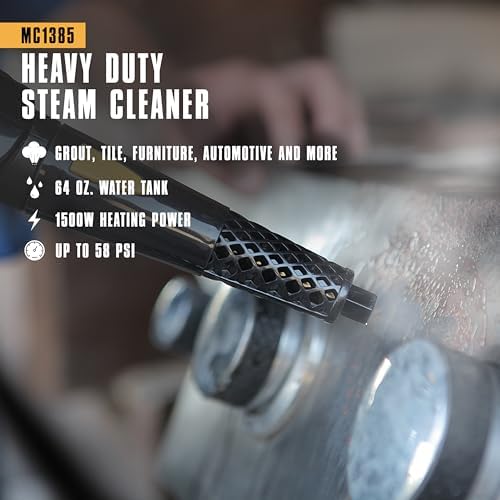 McCulloch MC1385 Canister Steam Cleaner, - Image 2