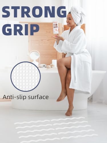 Secopad 24PCS Anti-Slip Shower Stickers - Image 2