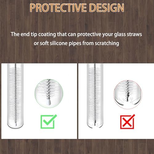 ClDYAUST Straw Cleaner Brush Extra Long 12 Inch 4 PCS Straw Brush - Image 6
