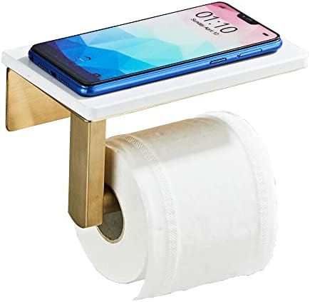 Brushed Gold Toilet Paper Holder by BTHRMHW