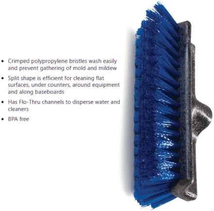 SPARTA Flo-Pac Deck Brush Floor Scrubber, Grout Brush - Image 4