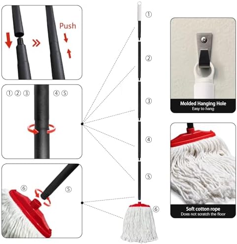 Indoor Cotton Mops for Floor Cleaning - Image 7