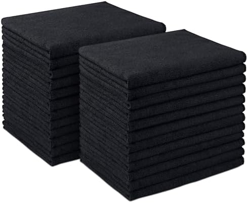 AIDEA Microfiber Cleaning Cloth 24 Pack, Microfiber Towels by AIDEAHOME