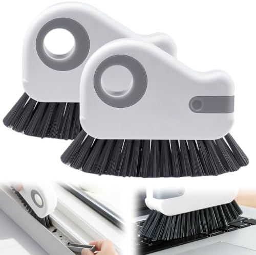 Window Track Cleaner, Groove Cleaning Tool, Crevice Clean Brush by Elxdzu