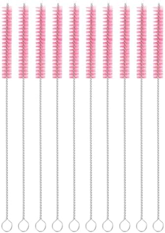 uxcell 10Pcs Drinking Straw Cleaning Brushes, Sippy Cup, Bottle and Tube by uxcell