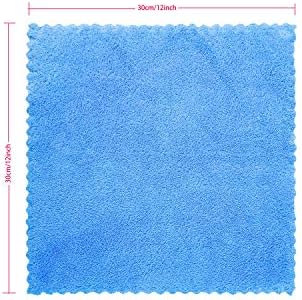Kyapoo Baby Washcloths 12 Pack 12x12 Inches Microfiber Coral Fleece Extra - Image 2