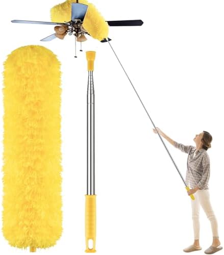Microfiber Feather Duster, High Ceiling Fans by Newliton