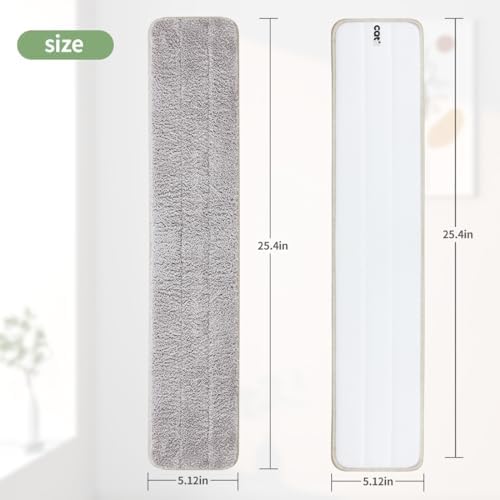 CQT Replacement Flat Floor Mop Reusable Washable Microfiber Pads - Image 4