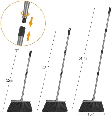 KeFanta 4 Packs Outdoor Broom Heavy Duty - Image 6