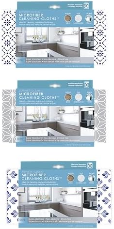Microfiber Cleaning Cloths, Attract Dust Like a Magnet, Print Pattern Duster by Sophisti-Clean