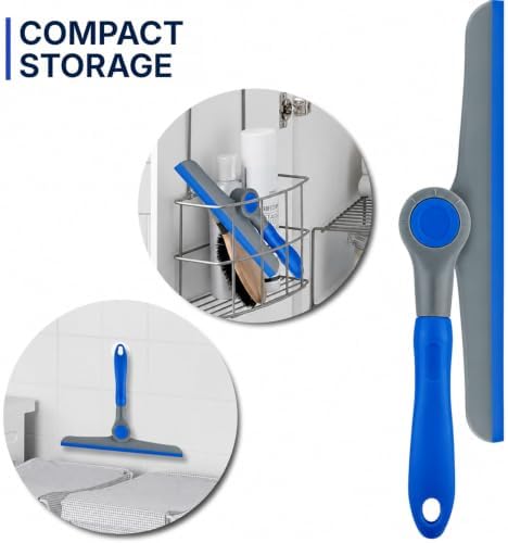 DSV Standard 10" Heavy Duty Blue, Handheld Squeegee - Image 4