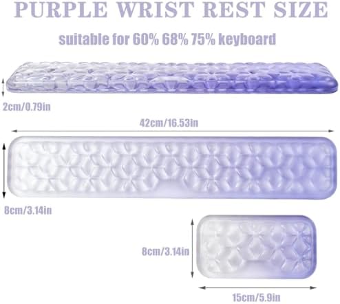 Gel Keyboard and Mouse Wrist Rest Set, Wrist Pad - Image 4