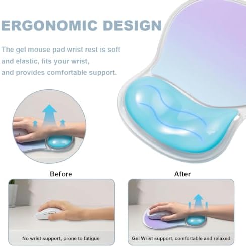Keyboard Wrist Rest with Gel Mouse Pad - Image 4