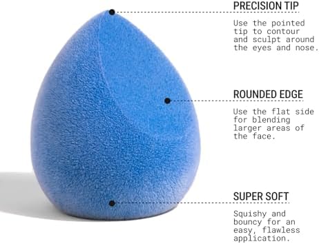 JUNO & Co. Microfiber Makeup Sponge, Dual Layer Technology - Image 4