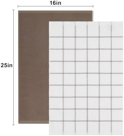 100% Cotton Kitchen Dish Towels, 6 Pack - Image 2