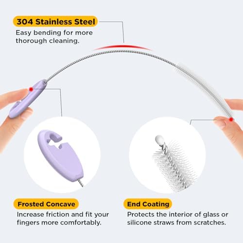 Straw Cleaner Brush Set for Baby Bottles, 4-in-1 - Image 4
